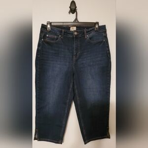 DC Dark Blue Women's Straight Leg Capris Jeans NWT